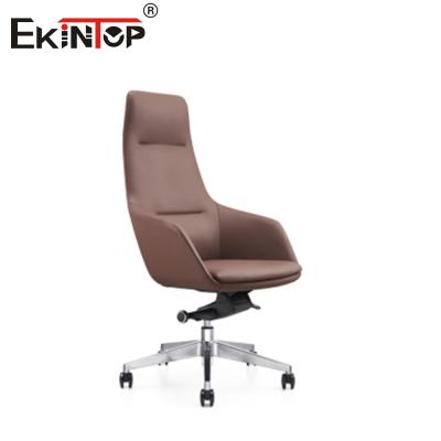 China Easy Assembly Leather Office Chair With Simple Installation Quick Setup for sale