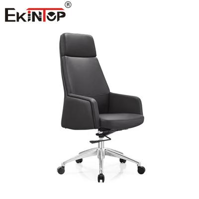 China Genuine Leather Executive Office Chair Reclining Mechanism for sale