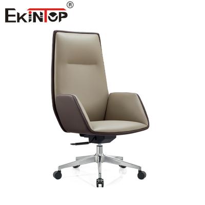 China High Back Pu Swivel Executive Leather Office Chair For Living Room for sale