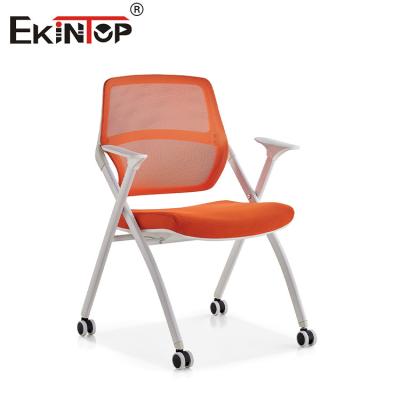 China Reclining Mechanism Training Chair Hall School Classroom Student Folding Conference Room Chair en venta