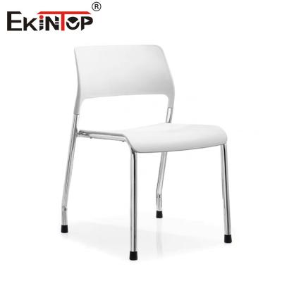 China Plastic Modern Training Chair Stackable Visitor Chair Metal Leg for sale