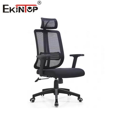 China High Back Lumbar Support Office Chair Ergonomic Fabric Mesh Swivel for sale