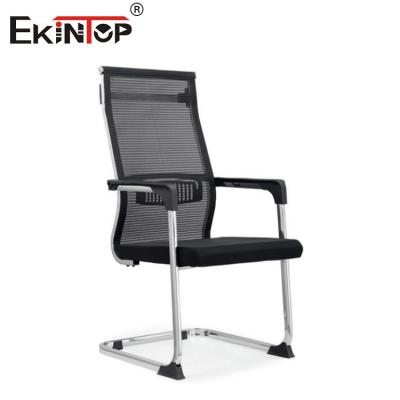 China Ergonomic Curved Mesh Back Office Chair With Metal Frame And Armrests for sale