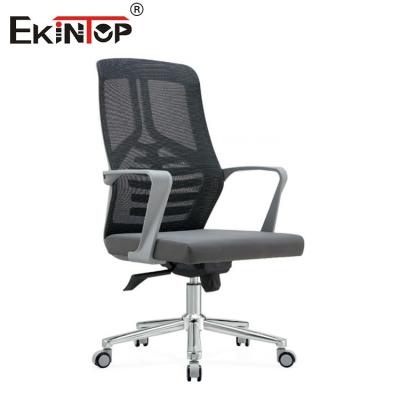 Cina Durable Mid Back Mesh Office Chair With Swivel Casters And Adjustable Height in vendita