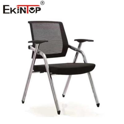 Китай Складываемый сетчатый материал, дышащий стул для тренировок на спине с подлокотниками продается