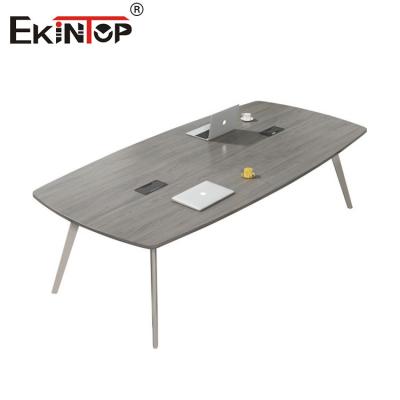 Chine Fabricant Matériau en bois de style moderne Table de conférence à vendre