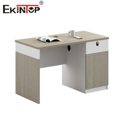 China Commercial Furniture Modern Wooden Office Computer Desk Workstation for sale