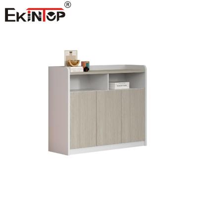 China Minimalist Style Design Wooden Bookcase And File Cabinet For Home Office for sale