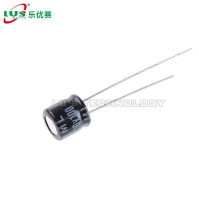 China 16 VDC 105C Smd Resistor Capacitor 100uF ML Aluminum Electrolytic Capacitor for sale