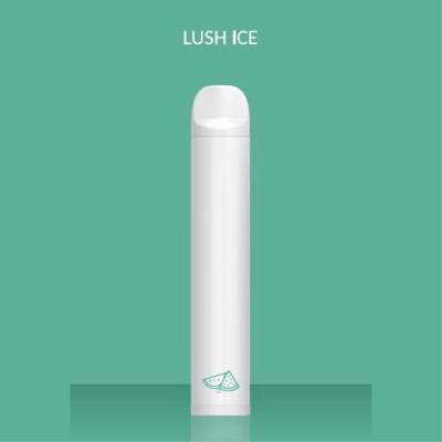 China 1200puffs Lush Ice Disposable Vaped Device Draw Activated Stainless Steel Body for sale