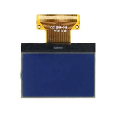 China Blue Backlight LED 28x64 COG Dot Matrix LCD Display Module With FPC Interface for sale