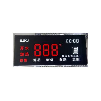 China Custom Size Segment Monochrome Lcd Display , TN LCD Display For Water Filter for sale