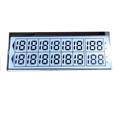 China Monochrome Small 6'Clock Positive TN 50 Pin Lcd Display 6 Digit 7 Segment for sale