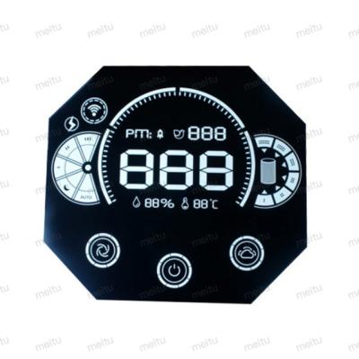 China 5 Digit 7 Segment Lcd Display , VA Colour Lcd Display For Car Speedometer for sale