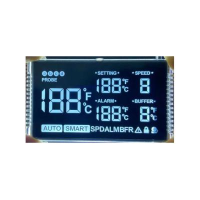 China Digit Colour VA 7 Segment Lcd Display For Temperature Controller for sale