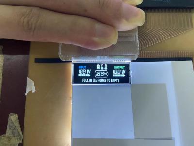 China Fabricante Display de LCD de 12 O de reloj de vidrio de vidrio para suministro de energía en venta