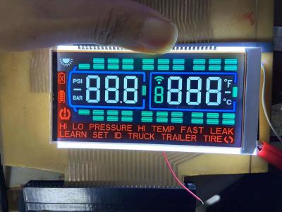 China Fabricante Número negativo FSTN Pantalla de transmisión personalizada TN módulo LCD para medidor de presión de neumáticos en venta