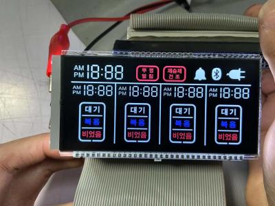 China Custom Negative VA 6 O Clock LCD Display Transmissive Digit Graphic Lcd Glass Va Panel For Smart House for sale