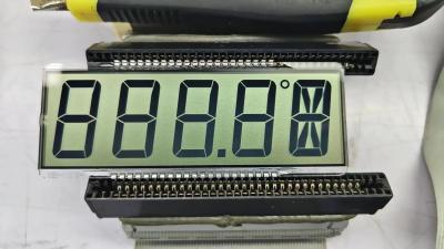 China Chinese Manufacturer TN 7 Segment LCD Display Monochrome Transimissive Module Transparent Character For Thermostat à venda