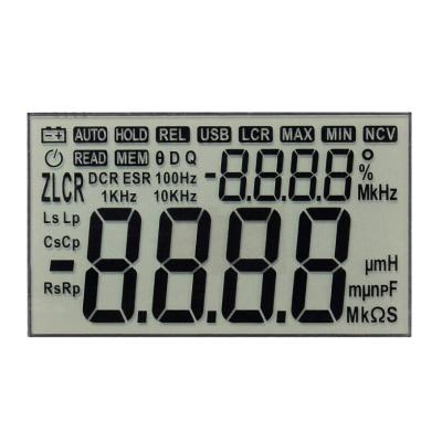 China Car Gauges TN Lcd Segment Display , Auto Parts Arduino Lcd Display 1 / 3 Bias for sale