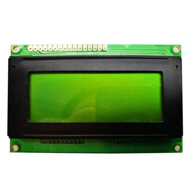 China Characters Alphanumeric LCD Display , 5 Volt Yellow Green LCD 1604 Module for sale