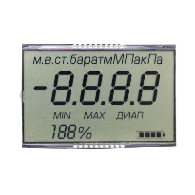 China Tipo reflexivo monocromático conector pin del polarizador de la exhibición del segmento HTN LCD del OEM del metal en venta