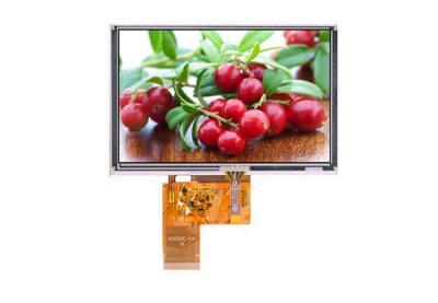 China 5.0 Inch TFT Lcd Display 800 * 480 Touch Screen 16 / 18 / 24bit RGB Interface High Brightness Tft Screen for sale