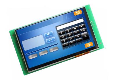 Chine 7 pouces 800 * 480 Uart ont projeté l'écran tactile capacitif avec l'interface de RS232/TTL pour la framboise pi à vendre
