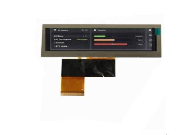 China 3.8 Inch TFT LCD Module 480 * 72 Bar Type Stretched With 40 Pins RGB Interface  for sale