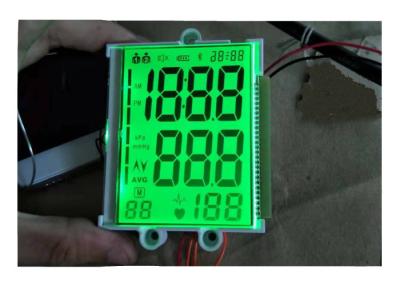 중국 혈압계를 위한 관례 LCD 확실성 4 손가락 세그먼트 TN Lcd 패널 디스플레이 판매용