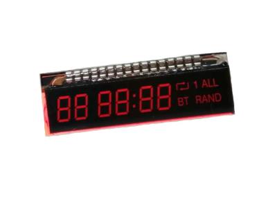 China Seven Segment Negative LCD Display With Metal PIn Connector For Electronic Timer for sale