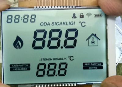China Exposição de Transflective HTN LCD/exposição positiva Lcd do costume para o termostato interno à venda