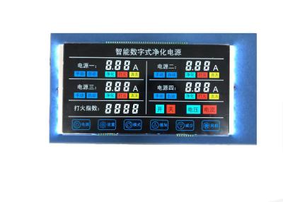 China Exhibición de encargo del Lcd del tamaño del VA LCD de la exhibición 7 del segmento del módulo industrial del LCD para el sistema inteligente de la purificación de Digitaces en venta