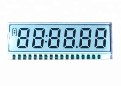 China White Color TN LCD Display Custom Numeric LCD Monochrome Display Module for sale