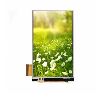 China 300cd/M2 480x800 3.97 Inch RGB Interface IPS TFT LCD Display for sale