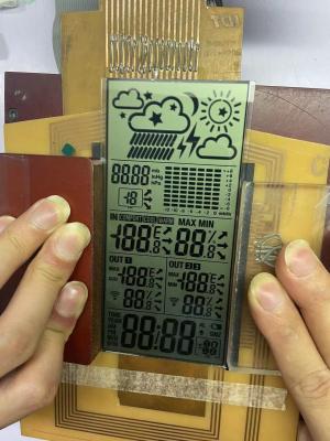 China Low Power Consumption TN LCD Display Big Size Segment Module for Smart Thermostat for sale
