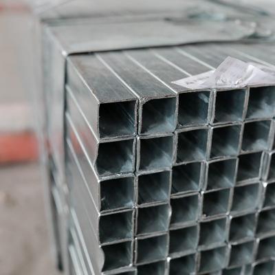 China ASTM A53 Hot Dipped Galvanized Steel Tube Zinc Coated Rectangle Hollow Section Pipe for sale