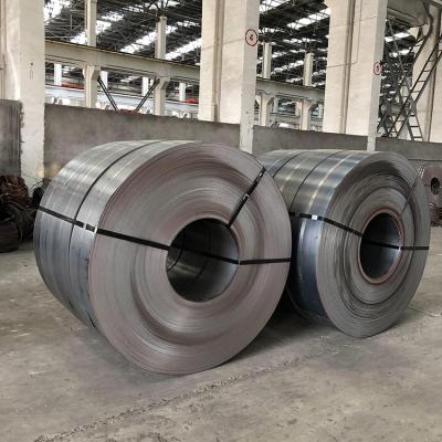 China Hoja de metal negra suave de ms Carbon Steel Coil del material de construcción ASTM Q235 Q345 en bobina en venta