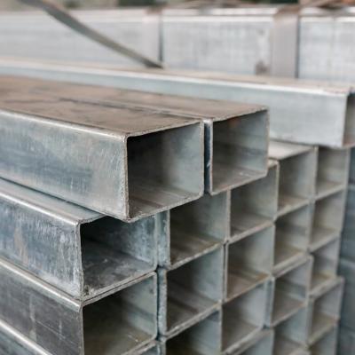 China ASTM A106 1.5 Inch Hot Dipped Rectangular Steel Tube Galvanized Welded Square Pipe for sale