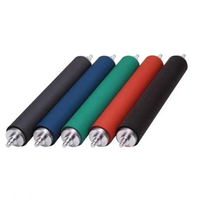 China Papermaking Textile Rubber Covered Rollers Electronics for sale