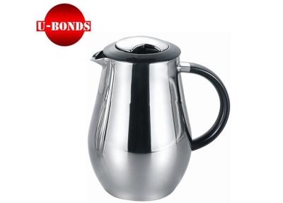 China Travel Stainless Steel Insulated Coffee Plunger Pear Shape Double Wall for sale