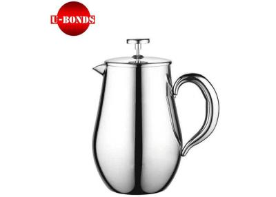 China U-Bonds Ss304 8 Cup 1 Liter 34 Oz Coffee French Press Pot For Home Office 0.8mm French Coffee Pot for sale