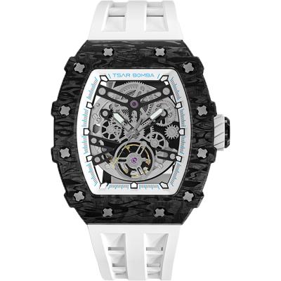 中国 注文の防水腕時計カーボン繊維30メートルは男性用腕時計を造った 販売のため