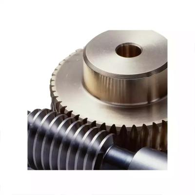 China Stainless Steel CNC Machinery Accessories 0.01mm Tolerance Worm Wheel Gear en venta