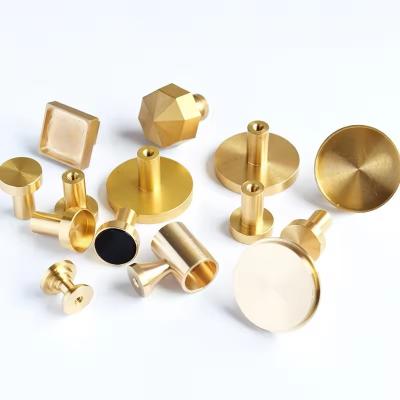 China High Precision Cnc Machines Small Brass Lamp Tubes Parts Brass Bearing Components Cnc Copper Plate Polished Machining en venta