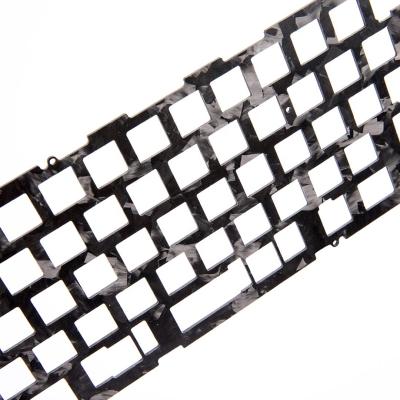 China caixa moldando do teclado da fibra do carbono das peças de fibra 18K do carbono de 0.05mm à venda