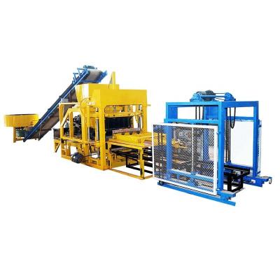 China QTJ4-25 approved Flyash Bricks Making Machine automatic concrete from China for sale