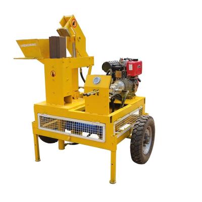 China mobile clay mud interlocking brick making machinery in South Africa for sale