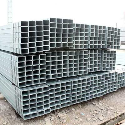 China 100 X 50 Galvanised Steel Rectangular Box Section Q195 Q235 BS 5950 for sale