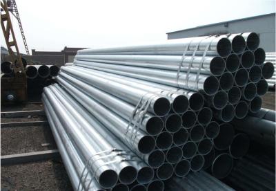 China Q345 SS500 EFW Pre Galvanized Steel Tube ST52 BS 1139 Tube Scaffolds for sale